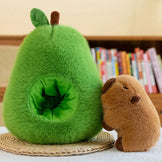 М`яка іграшка Капібара з авокадо 35 см M-9910