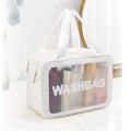 Сумка для косметики з двома відділеннями Washbag біла