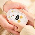 Плюшева грілка для рук біла
