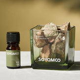 Набір для ароматерапії з натурального каменю Зелений M-9859