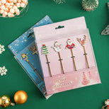 Набір новорічних ложок Різдвяна історія 4 шт M-9339