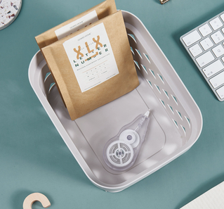 Кошик для зберігання малий білий