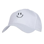 Кепка з малюнком Smile біла