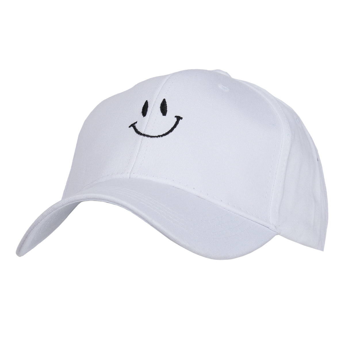 Кепка з малюнком Smile біла