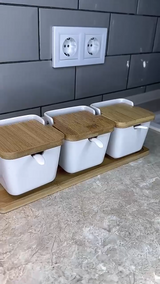 Ємності для спецій квадратні Snow M-4103