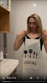 Фартух Cooking M-4136W