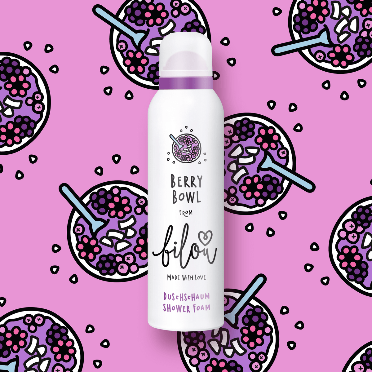 Пінка для душу Bilou Fizzy Berry 200 мл