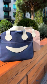 Термосумка для ланчу smile синя