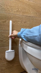 Щітка для миття унітазу силіконова M-5567BL