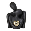 Статуетка для пар Golden Heart чорна мала