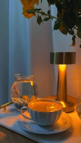 Металева настільна лампа з акумулятором M-8044