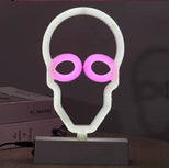 Світильник неоновий Голова в окулярах M-8067