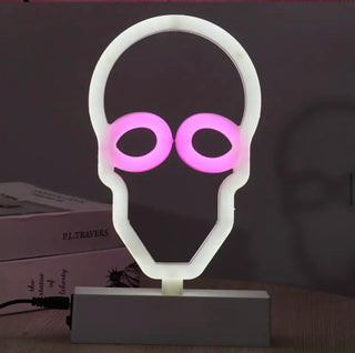 Світильник неоновий Голова в окулярах M-8067