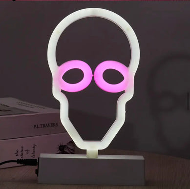 Світильник неоновий Голова в окулярах M-8067