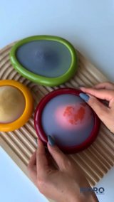 Ємність для зберігання овочів Червона M-9088