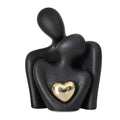 Статуетка для пар Golden Heart чорна