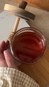 Банка для меду з дерев`яною кришкою M-9641