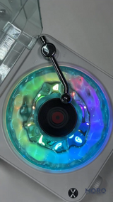 Нічник у вигляді вінілового програвача з ефектом морської гладі M-9658