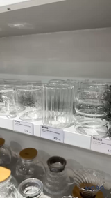 Склянка для напоїв прозора