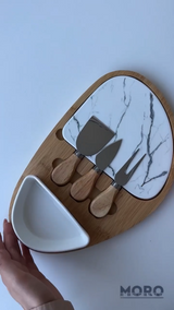 Набір для нарізання сиру з соусником M-9663