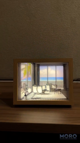 Картина-світильник зі змінним освітленням Seaside M-9689