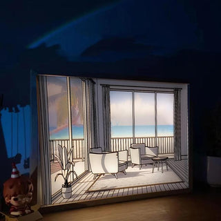 Картина-світильник зі змінним освітленням Seaside M-9689