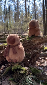 М`яка іграшка Капибара з шарфом M-9710