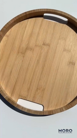 Таця дерев`яна кругла мала M-9723S