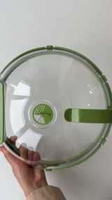 Кришка для мікрохвильової печі зелена M-9729