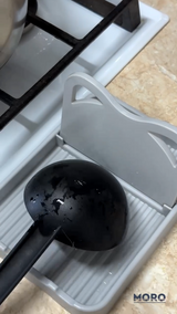 Тримач для кришки з підставкою для ложки Сірий M-9792GR