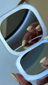 Компактне дзеркало з двосторонньою підсвіткою квадратне M-9807