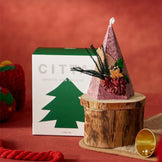 Ароматна свічка Зимова Соната Червона M-9845