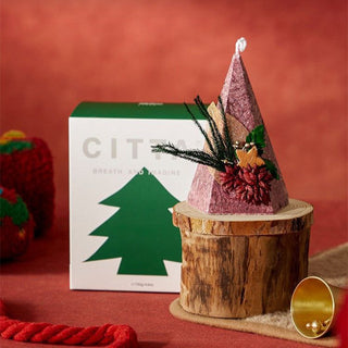 Ароматна свічка Зимова Соната Червона M-9845