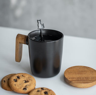 Чашка Wood Black M-4382BL