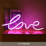Світильник неоновий Love