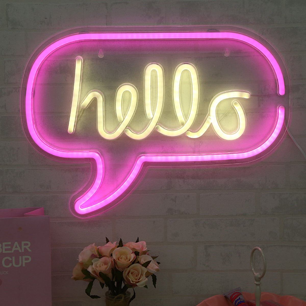 Світильник неоновий Hello