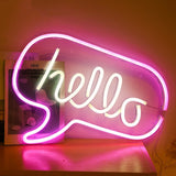 Світильник неоновий Hello
