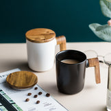 Чашка Wood Black M-4382BL