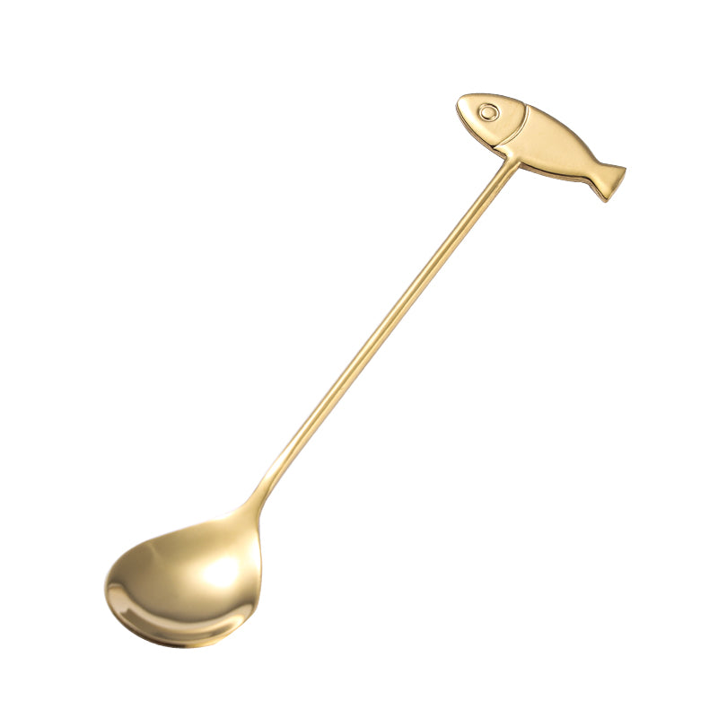 Ложка кавова Fish gold
