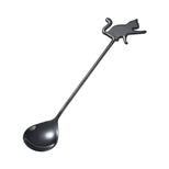Ложка кавова Cat black M-4445-3BL