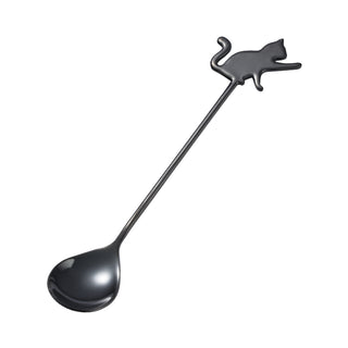 Ложка кавова Cat black M-4445-3BL