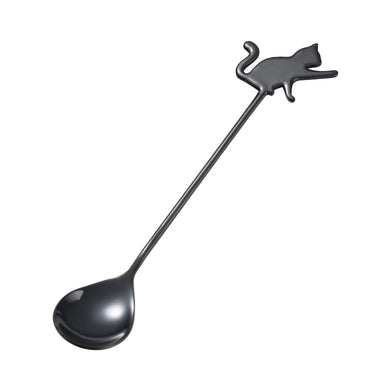 Ложка кавова Cat black M-4445-3BL