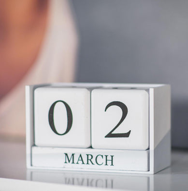 Вічний календар-кубики Білий M-4246W