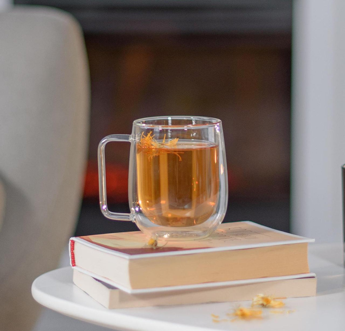 Чашка скляна з подвійним склом 250 мл