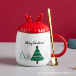 Чашка новорічна з кришкою M-5641