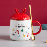 Чашка новорічна з кришкою M-5641