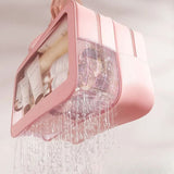 Сумка для косметики з двома відділеннями Washbag рожева