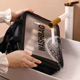 Сумка для косметики з двома відділеннями Washbag чорна