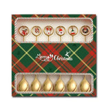 Набір новорічних десертних ложок 6 шт M-9340