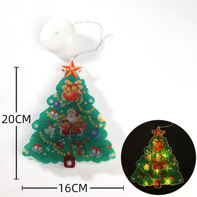 Світлодіодна прикраса на присосці Ялинка